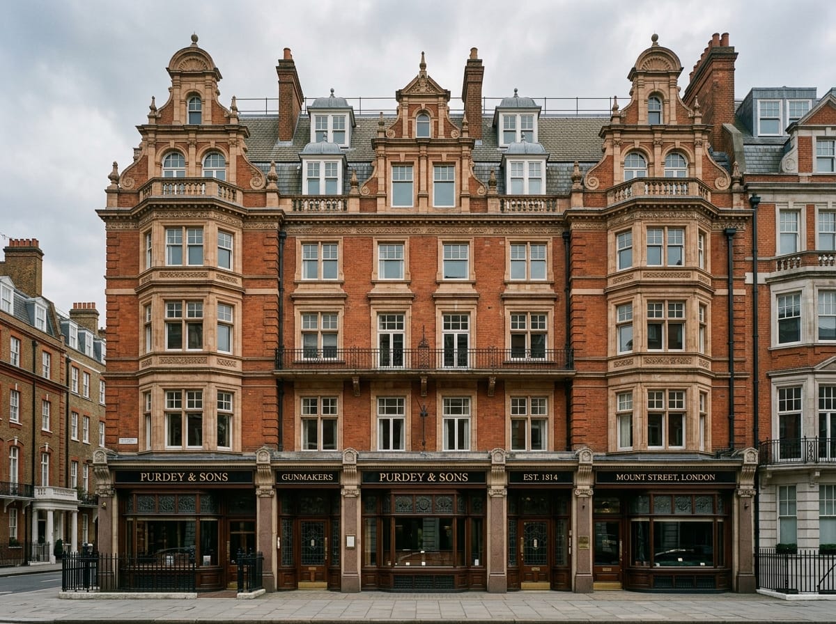 A flat above Mount Street, Mayfair.