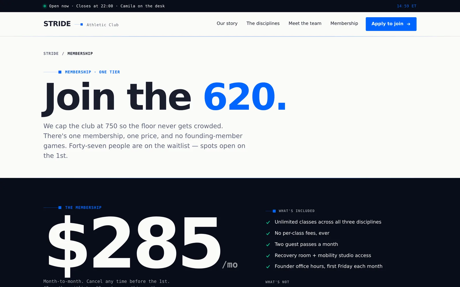 STRIDE Athletic Club — screenshot 6