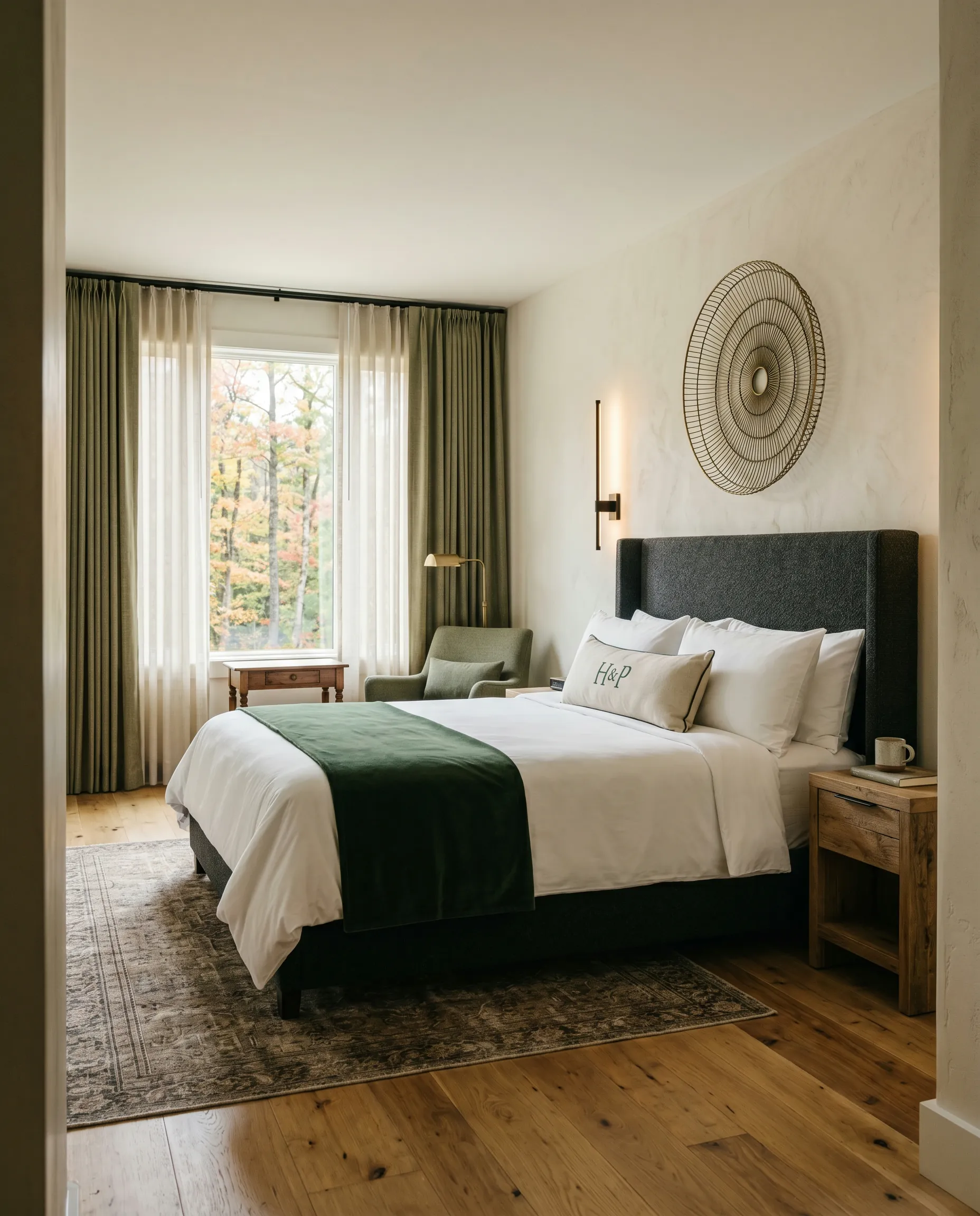 Standard King guest room at The Swiftwater