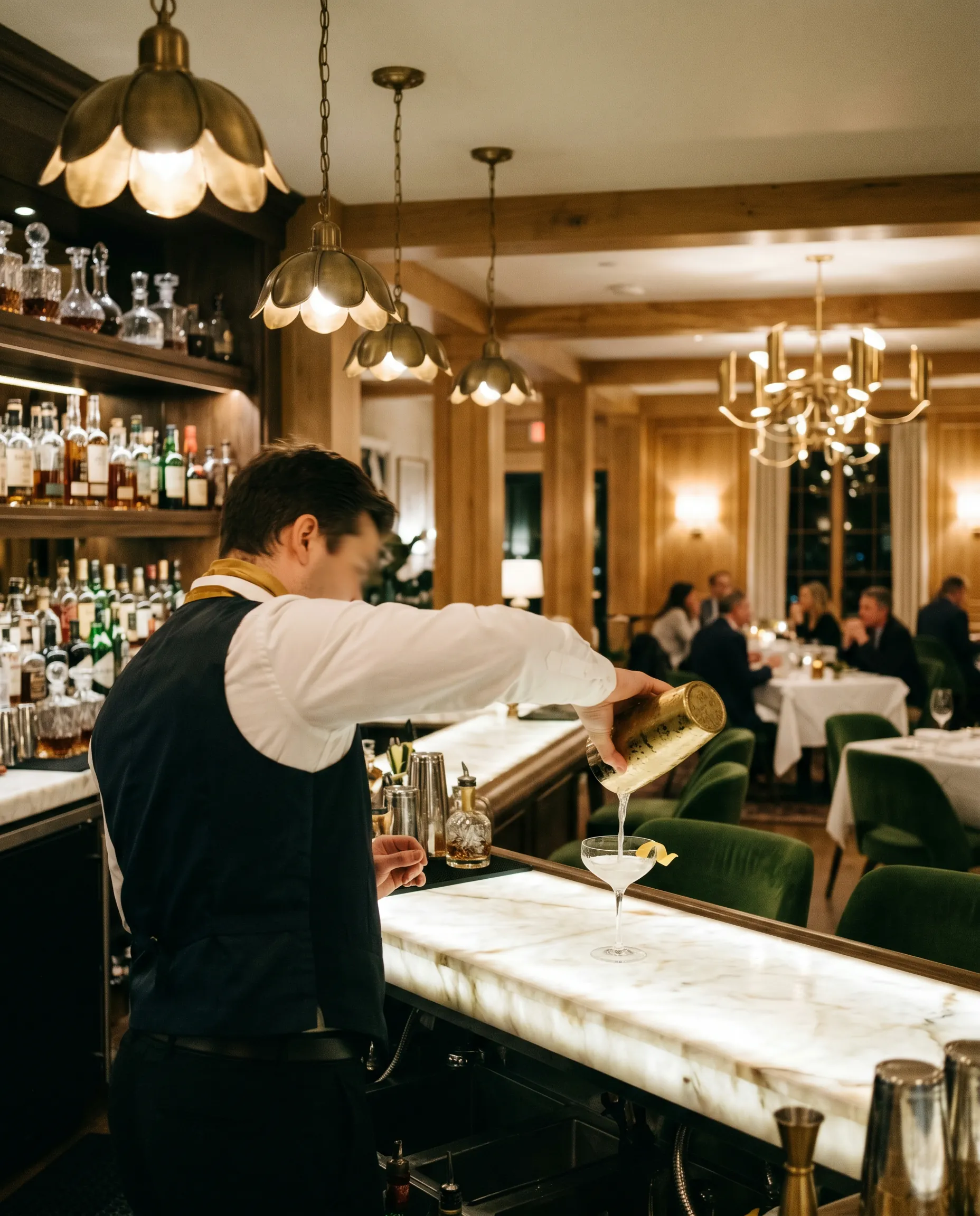 The Olivet restaurant and marble bar