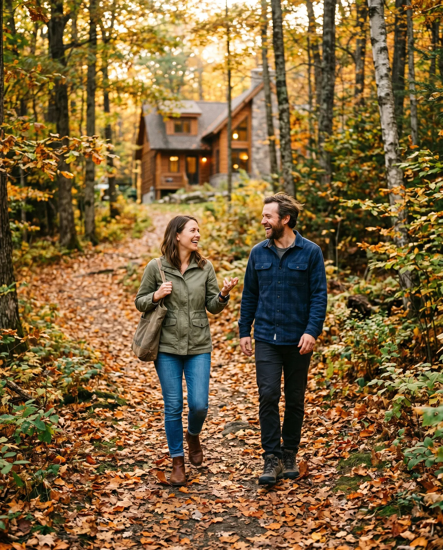 The forest trail at The Swiftwater