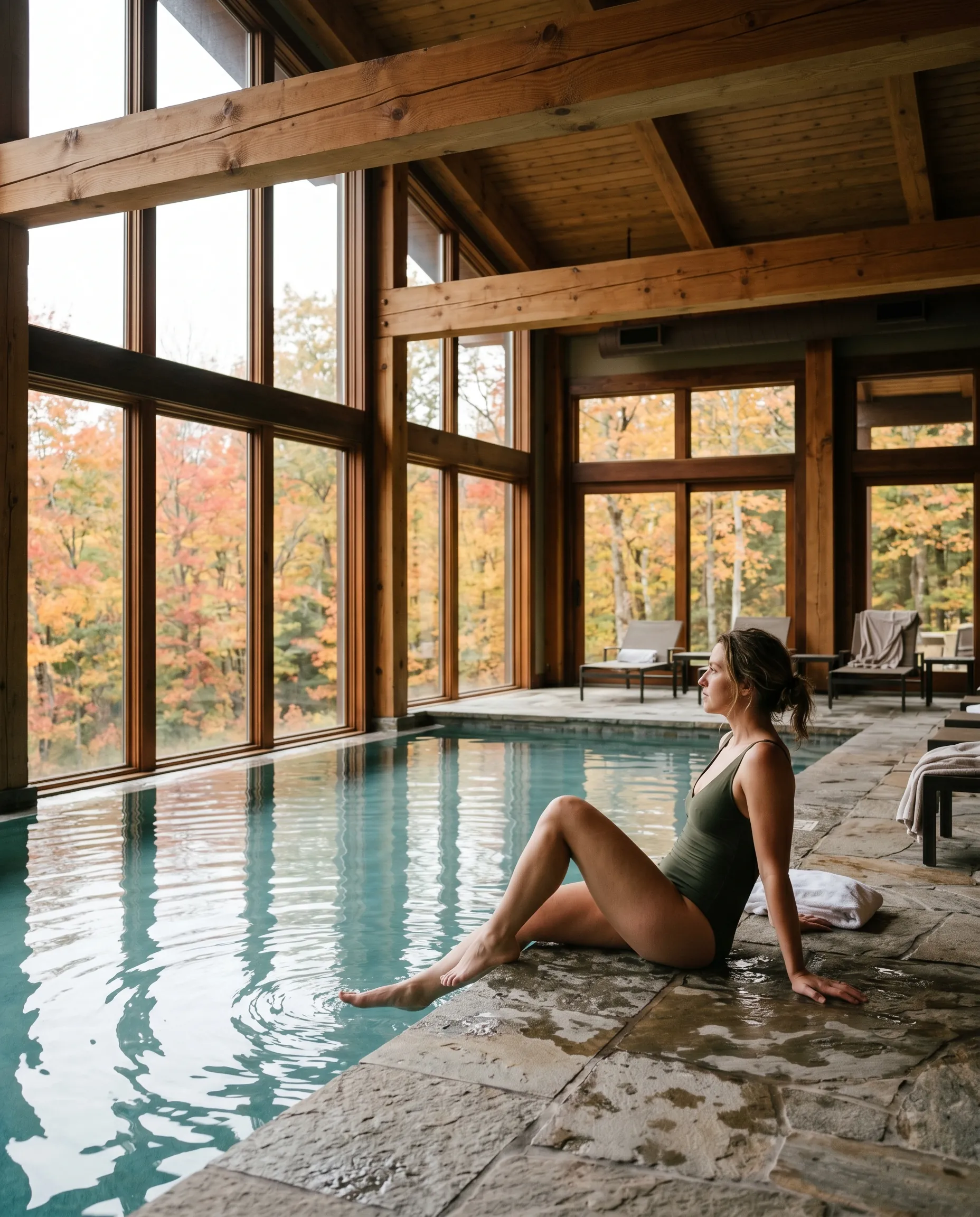 Poolside calm at The Swiftwater